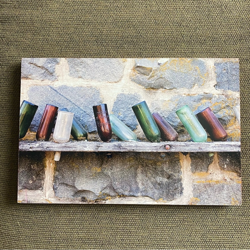 Wood Wall Hang Decoration Photos Print Handmade in Portland EUC